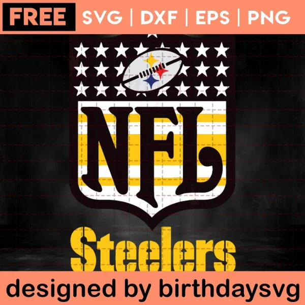 Nfl Pittsburgh Steelers Logo Svg Free Invert