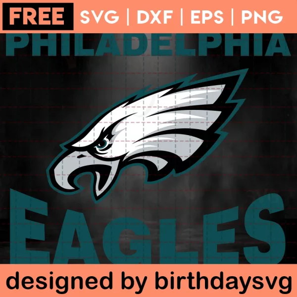 Philadelphia Eagles Logo Svg Free Invert