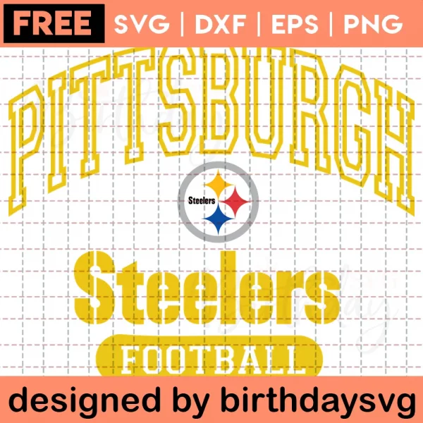 Pittsburgh Steelers Free Svg Invert