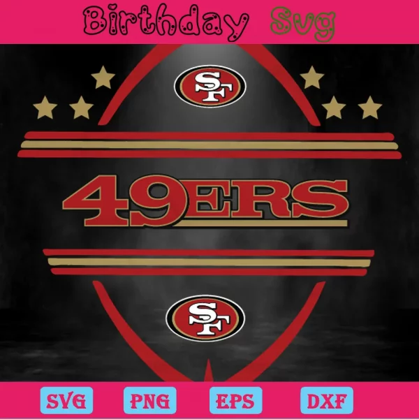San Francisco 49Ers Logo Svg Free Invert