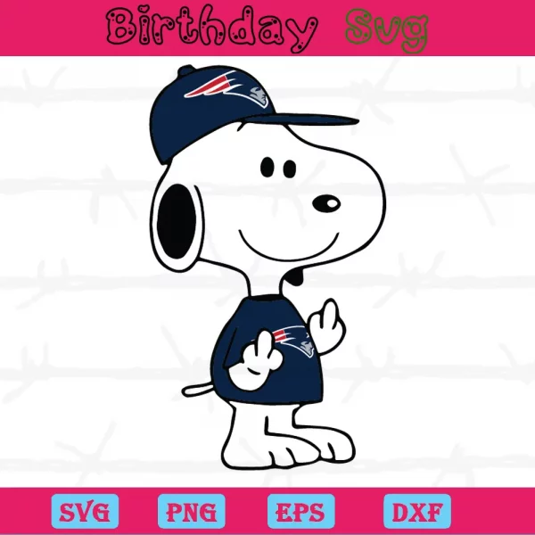 Snoopy New England Patriots Logo Png