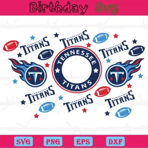 Starbucks Wrap Tennessee Titans Logo Clipart, High-Quality Svg Files
