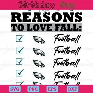 Top 5 Reasons To Love Fall Philadelphia Eagles, Svg Clipart