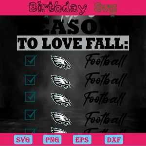 Top 5 Reasons To Love Fall Philadelphia Eagles, Svg Clipart Invert