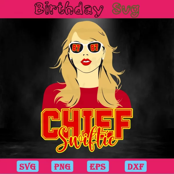 Chiefs Swift Taylor Swift Clipart, Svg Png Dxf Eps Cricut Silhouette Invert