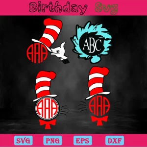 Cricut Dr Seuss, Svg Files For Crafting And Diy Projects Invert