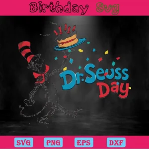 Happy Birthday Dr Seuss Png, Design Files Invert