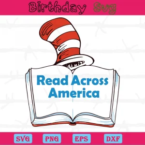 Read Across America Dr Seuss Hat Png Invert