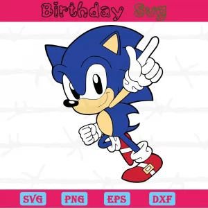 Sonic Clipart, Transparent Background Files